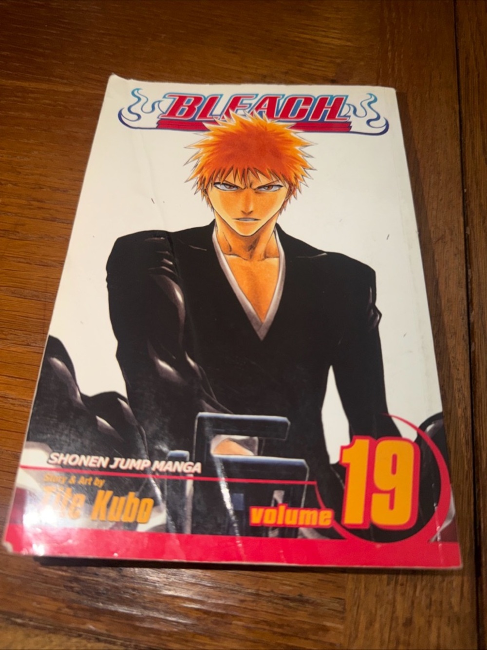 Bleach Volume 19 Manga - Ichigo Cover (Orange, Black, White)